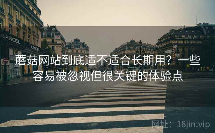 蘑菇网站到底适不适合长期用？一些容易被忽视但很关键的体验点