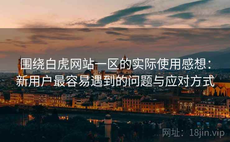 围绕白虎网站一区的实际使用感想：新用户最容易遇到的问题与应对方式